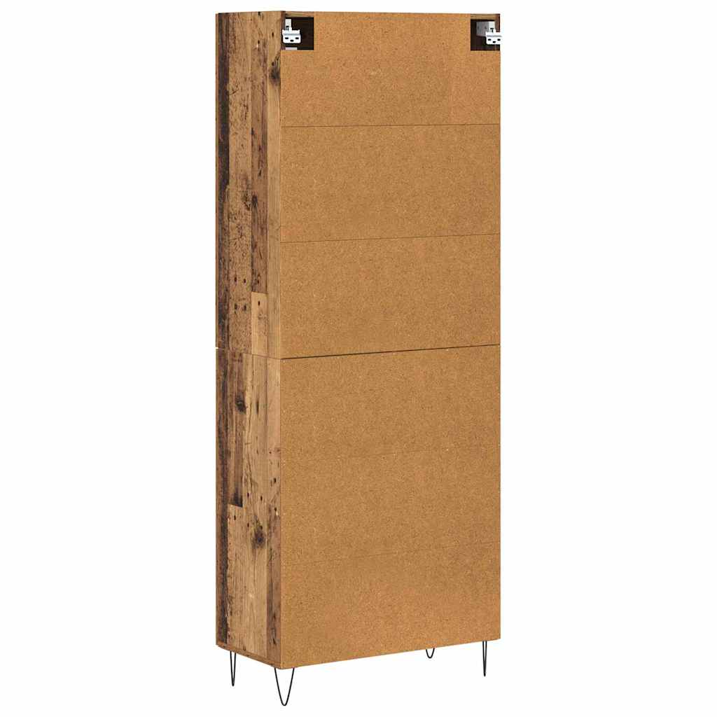 Highboard 2 stk. Altholz 69,5 x 34 x 180 cm Holzwerkstoff