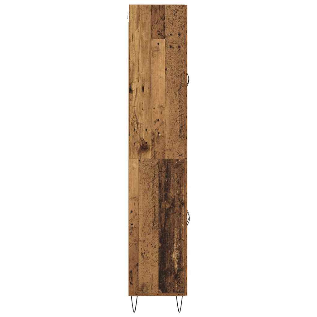 Highboard 2 stk. Altholz 69,5 x 34 x 180 cm Holzwerkstoff