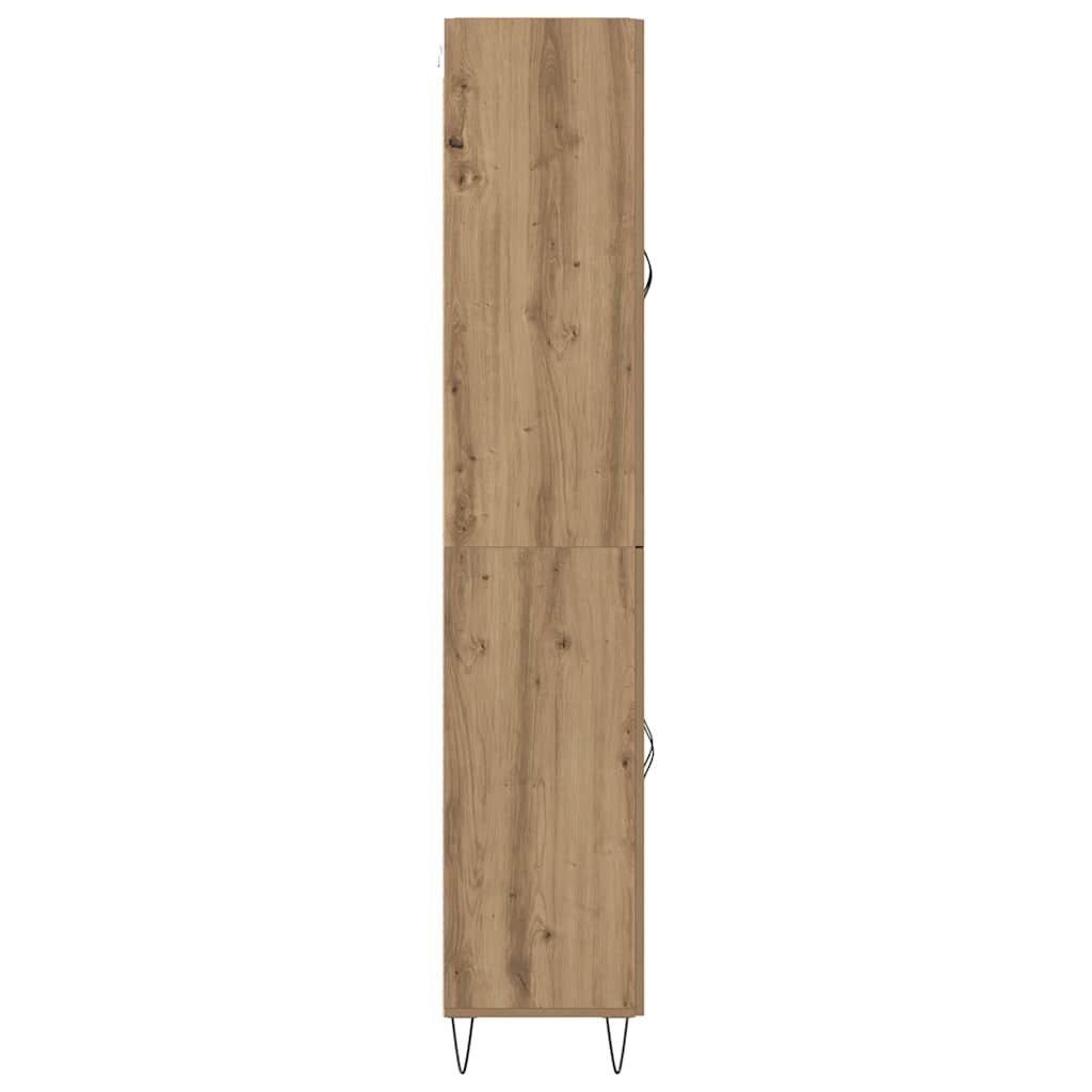 Highboard 2 pcs Artisan-Eiche 69,5 x 34 x 180 cm Holzwerkstoff