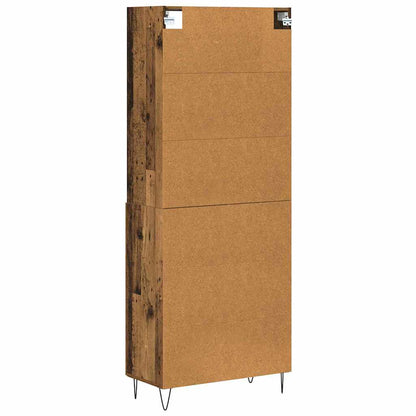 Highboard 2 stk. Altholz 69,5 x 34 x 180 cm