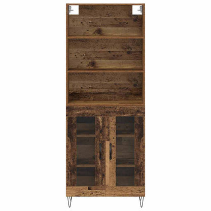 Highboard 2 stk. Altholz 69,5 x 34 x 180 cm
