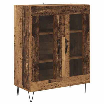 Highboard Altholz 69,5 x 34 x 90 cm Holzwerkstoff