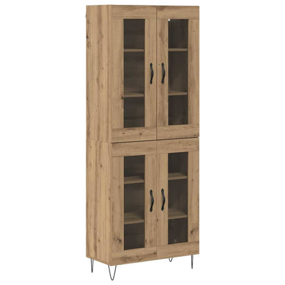 Highboard Artisan-Eiche 69,5 x 34 x 90 cm Holzwerkstoff