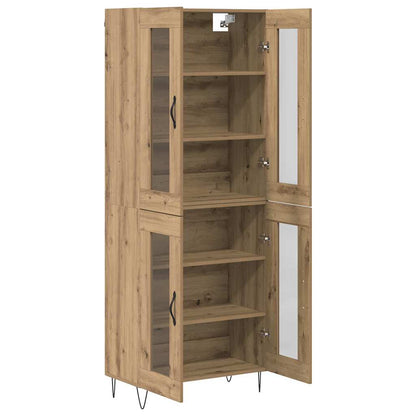 Highboard Artisan-Eiche 69,5 x 34 x 90 cm Holzwerkstoff