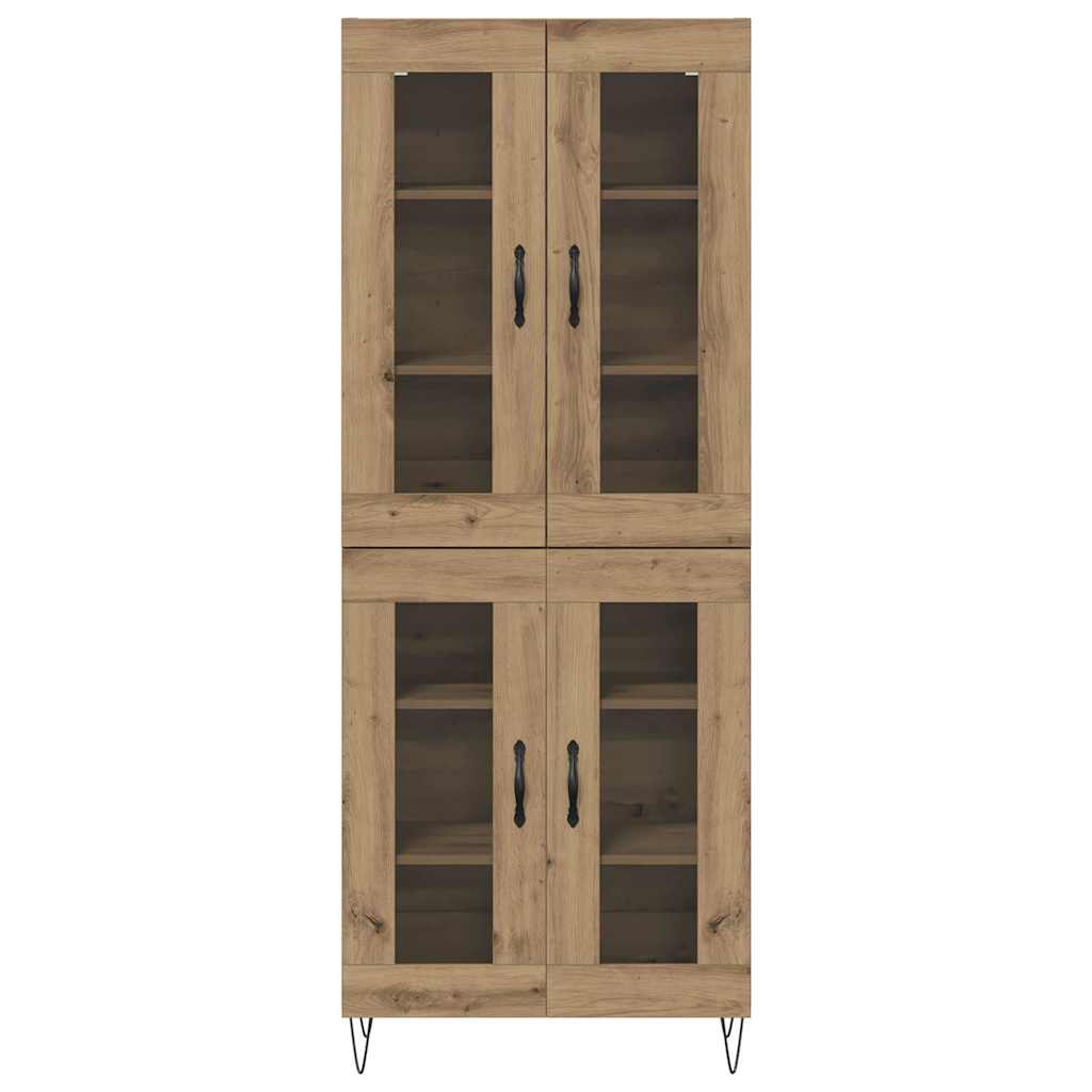 Highboard Artisan-Eiche 69,5 x 34 x 90 cm Holzwerkstoff