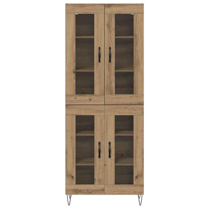 Highboard Artisan-Eiche 69,5 x 34 x 90 cm Holzwerkstoff