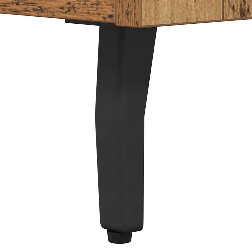Highboard 2 Stk. Altholz 69,5 x 32,5 x 180 cm Holzwerkstoff