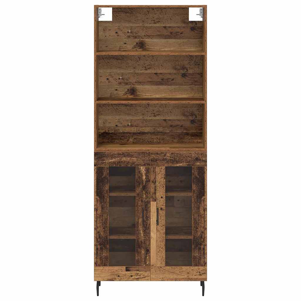 Highboard 2 Stk. Altholz 69,5 x 32,5 x 180 cm Holzwerkstoff