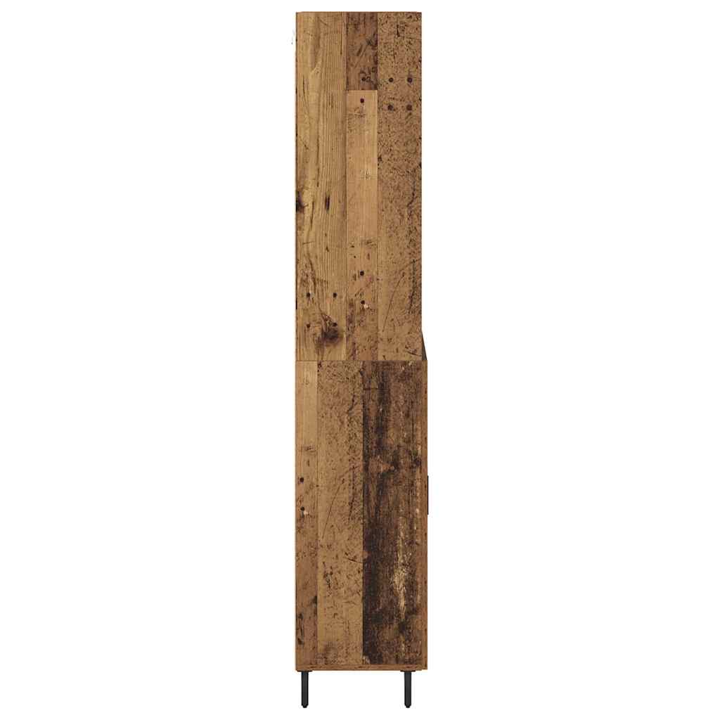 Highboard 2 Stk. Altholz 69,5 x 32,5 x 180 cm Holzwerkstoff