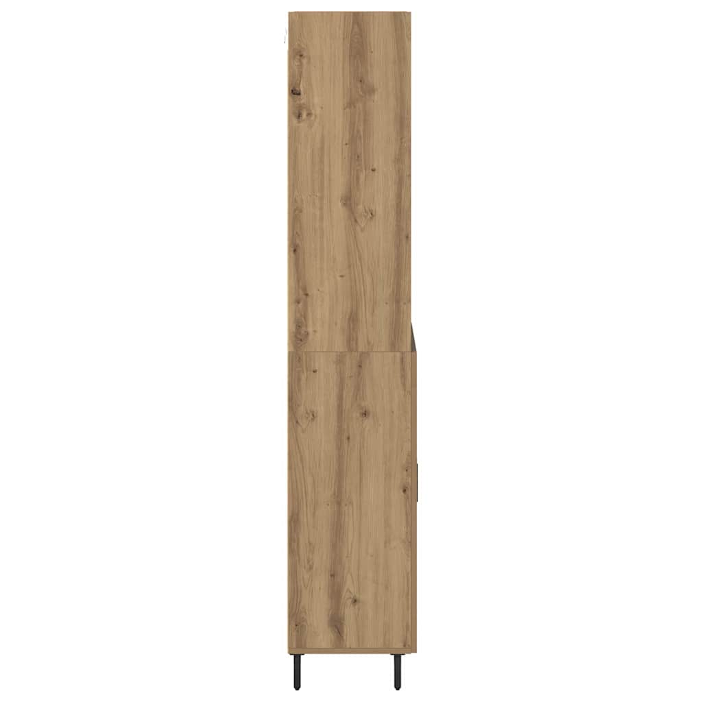 Highboard 2 pcs Artisan-Eiche 69,5 x 32,5 x 180 cm