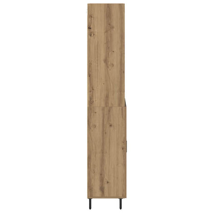 Highboard 2 stk. Artisan-Eiche 69,5 x 32,5 x 180 cm