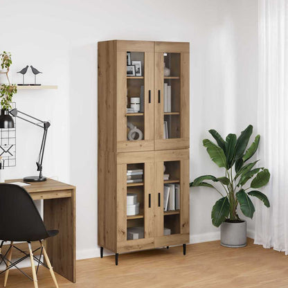 Highboard 2 stk. Artisan-Eiche 69,5 x 34 x 180 cm Holzwerkstoff
