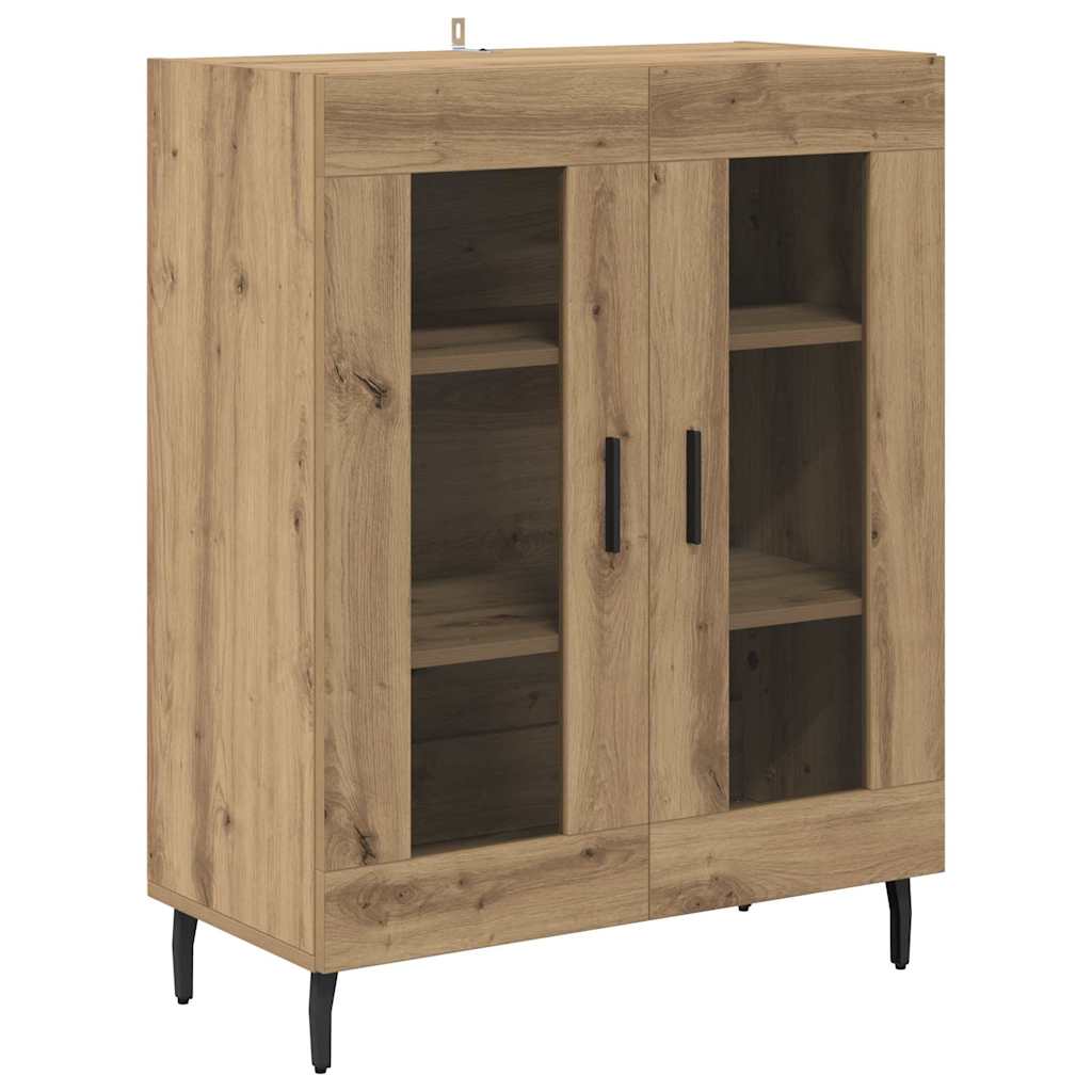 Highboard 2 stk. Artisan-Eiche 69,5 x 34 x 180 cm Holzwerkstoff