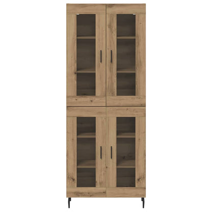 Highboard 2 stk. Artisan-Eiche 69,5 x 34 x 180 cm Holzwerkstoff