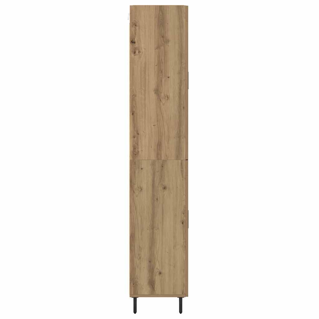 Highboard 2 stk. Artisan-Eiche 69,5 x 34 x 180 cm Holzwerkstoff
