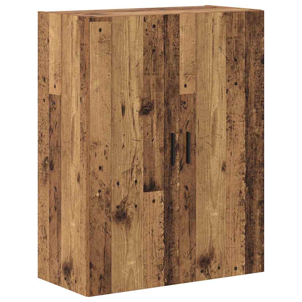 Highboard Altholz 69,5 x 34 x 180 cm Holzwerkstoff