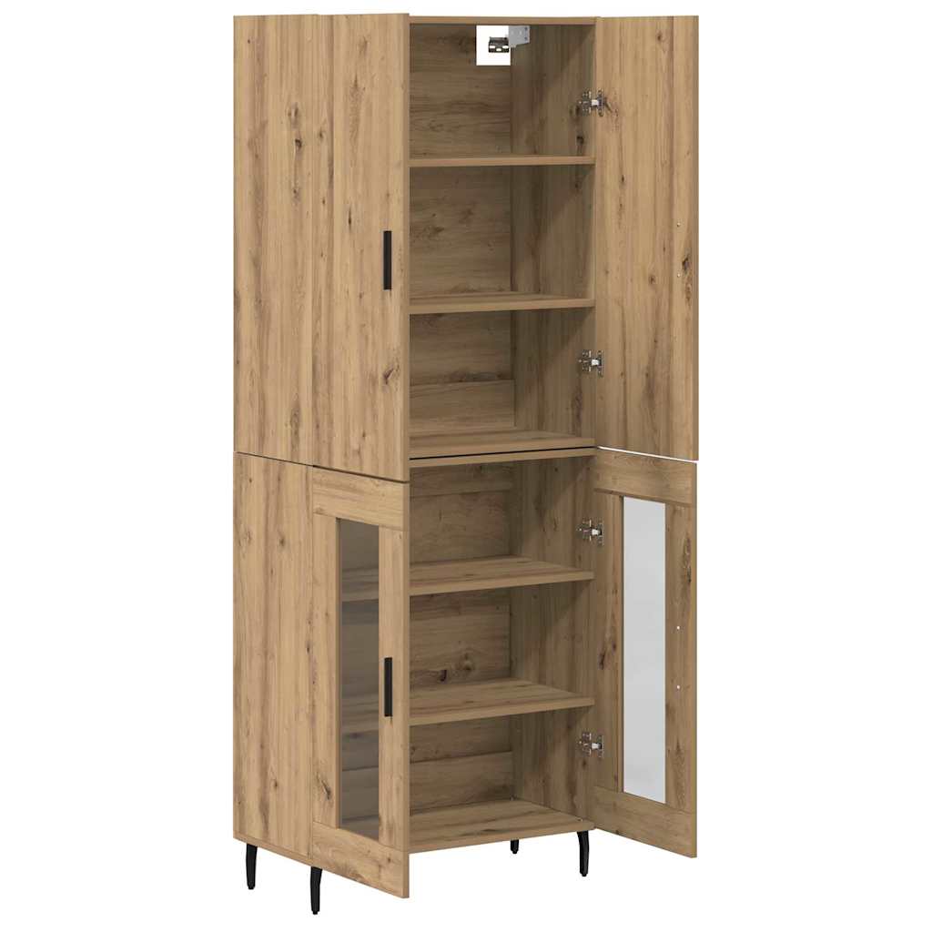 Highboard 2 pcs Altholz 69,5 x 34 x 180 cm Holzwerkstoff