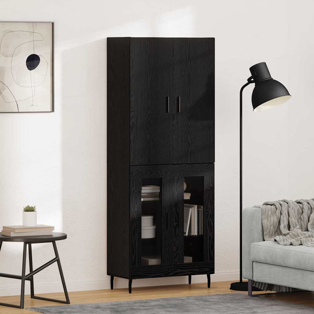 Highboard 2 stk. Artisan-Eiche 69,5 x 34 x 180 cm Holzwerkstoff