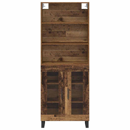 Highboard 2 stk. Altholz 69,5 x 34 x 180 cm