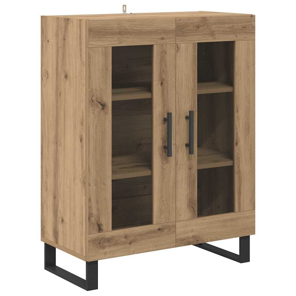Highboard 2 stk. Artisan-Eiche 69,5 x 34 x 180 cm