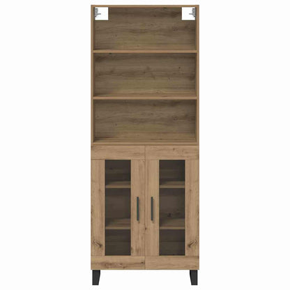 Highboard 2 stk. Artisan-Eiche 69,5 x 34 x 180 cm
