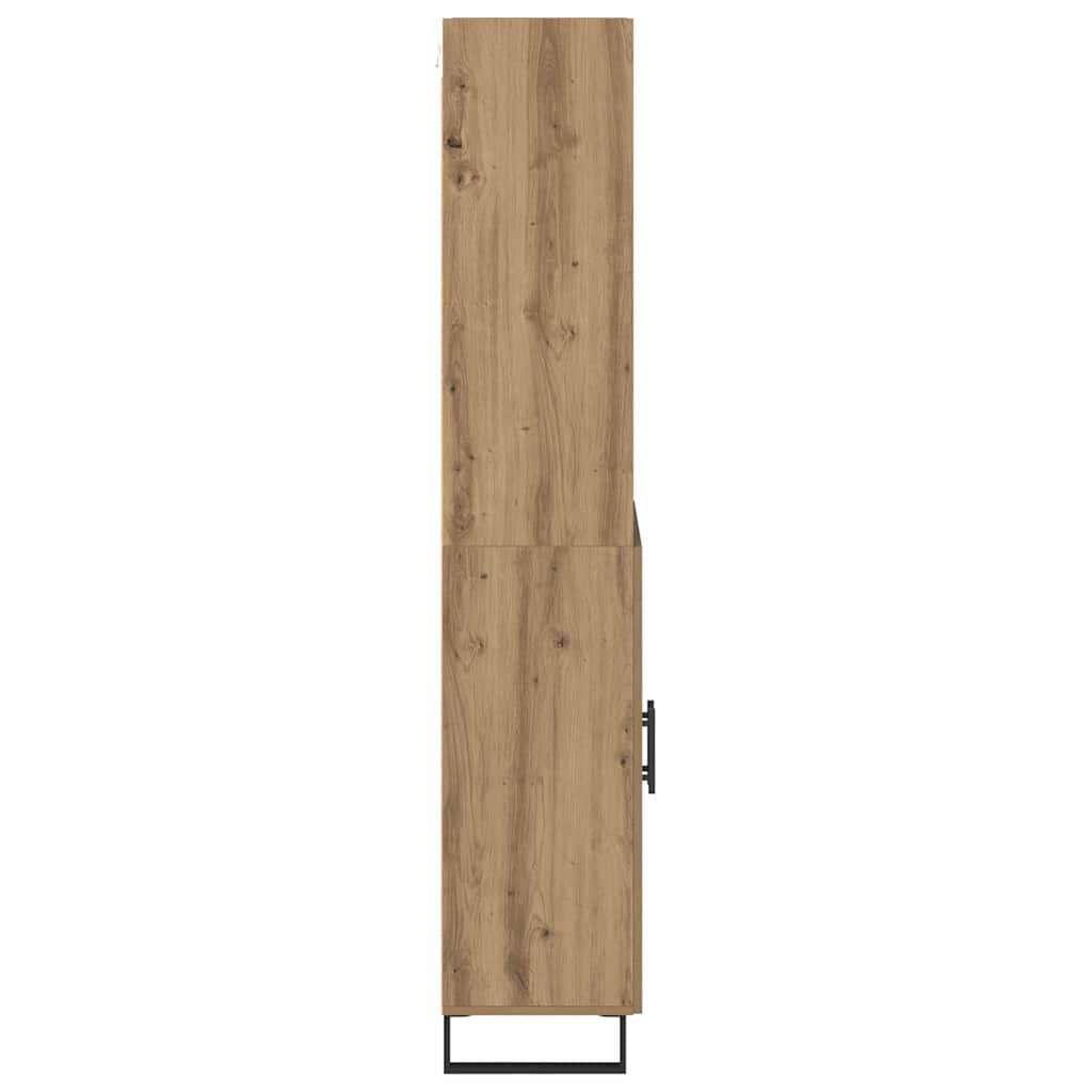 Highboard 2 stk. Artisan-Eiche 69,5 x 34 x 180 cm