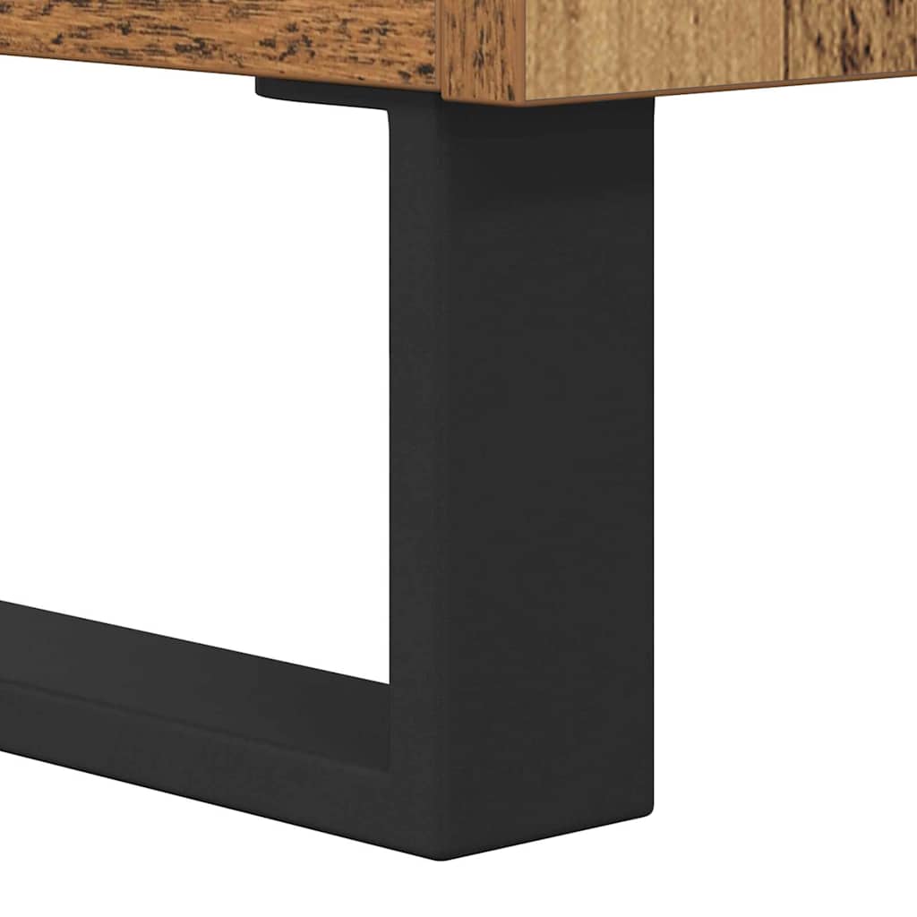 Highboard 2 Stk. Altholz 69,5 x 34 x 180 cm