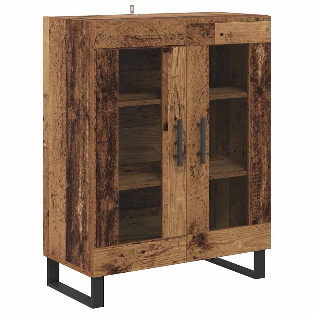 Highboard 2 Stk. Altholz 69,5 x 34 x 180 cm