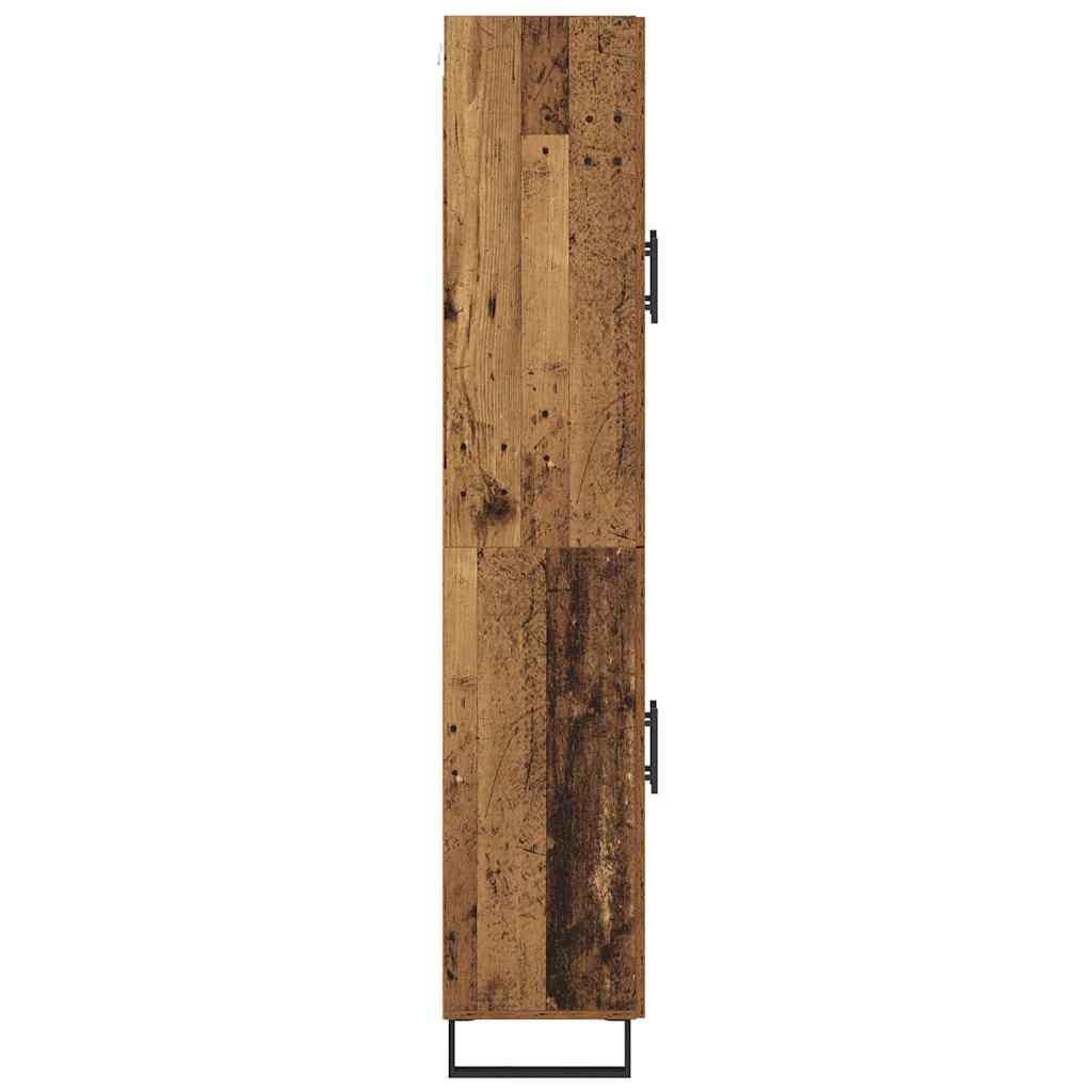 Highboard 2 Stk. Altholz 69,5 x 34 x 180 cm