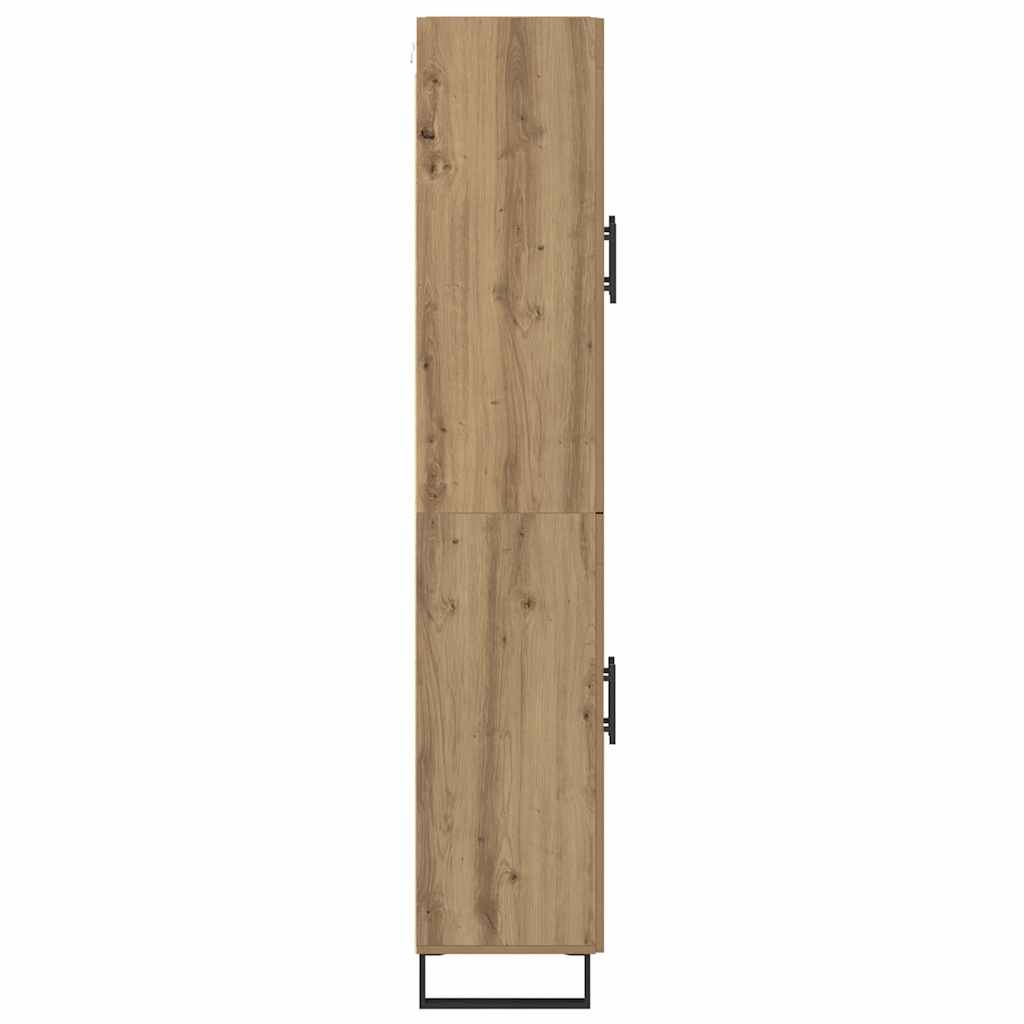 Highboard 2 pcs Artisan-Eiche 69,5 x 34 x 180 cm Holzwerkstoff
