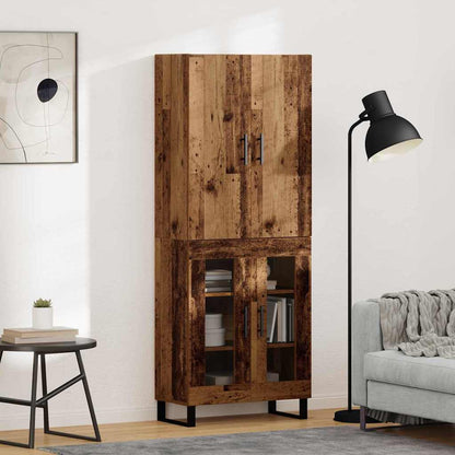 Highboard 2 stk. Altholz 69,5 x 34 x 180 cm