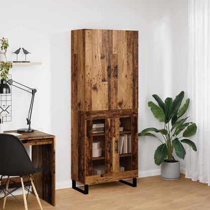 Highboard 2 stk. Altholz 69,5 x 34 x 180 cm