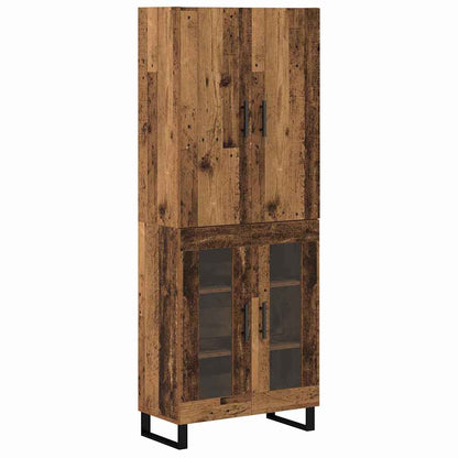 Highboard 2 stk. Altholz 69,5 x 34 x 180 cm