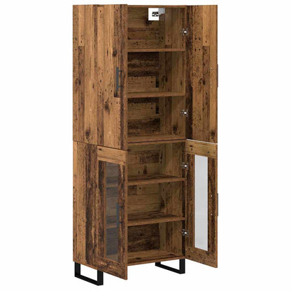 Highboard 2 stk. Altholz 69,5 x 34 x 180 cm