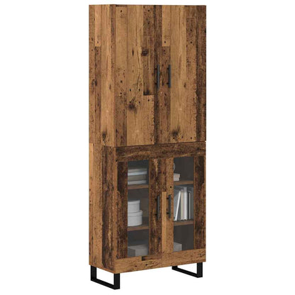 Highboard 2 stk. Altholz 69,5 x 34 x 180 cm