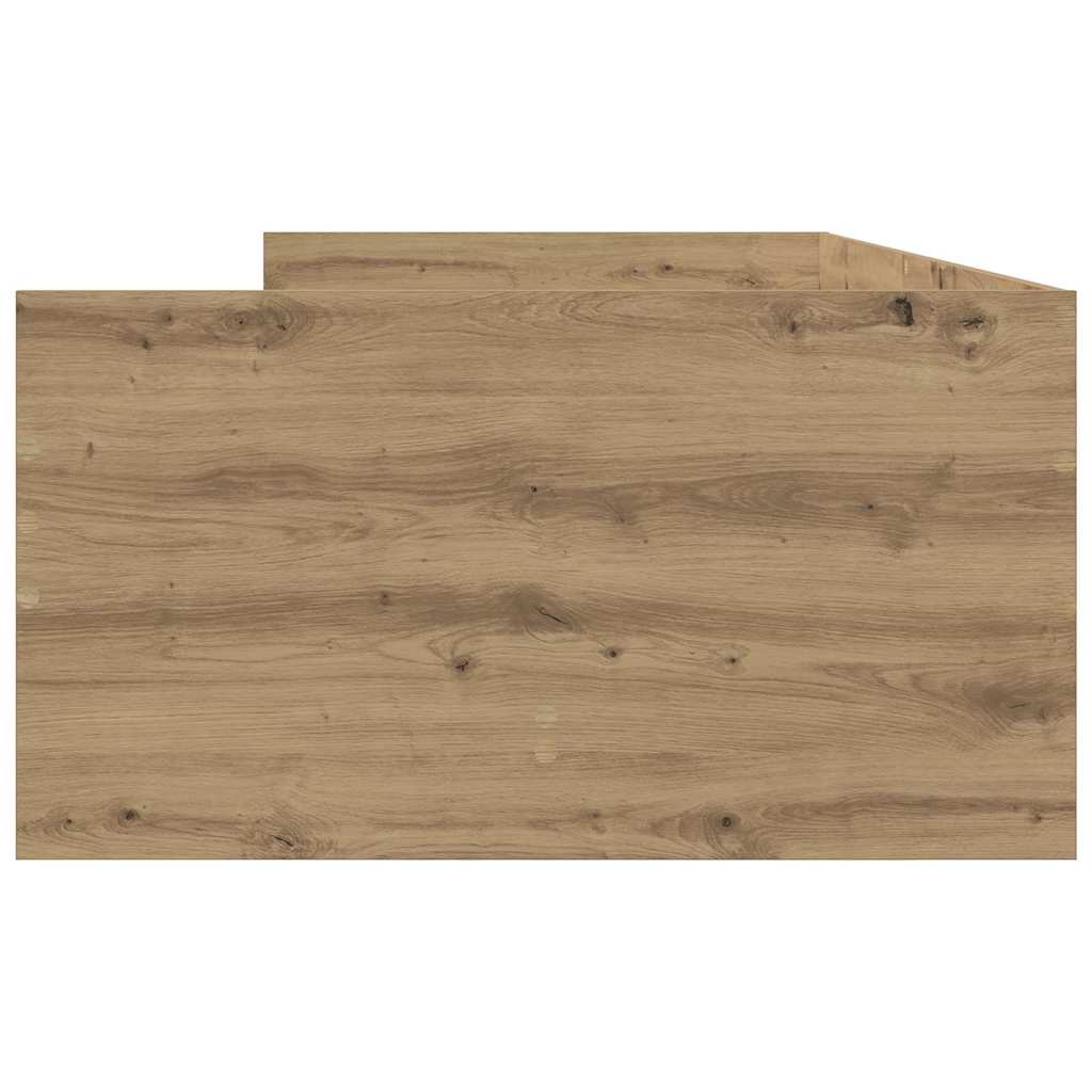 Bettrahmen Artisan-Eiche 100 x 200 cm Massives Kiefernholz