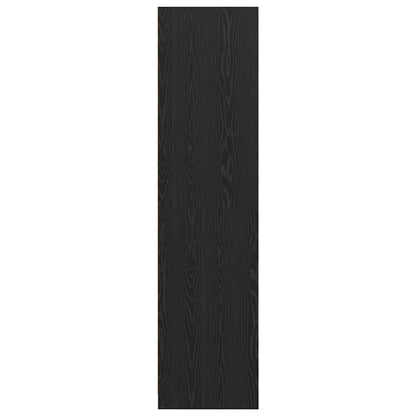 Kleiderschrank Schwarz Eichen-Optik 30 x 50 x 200 cm