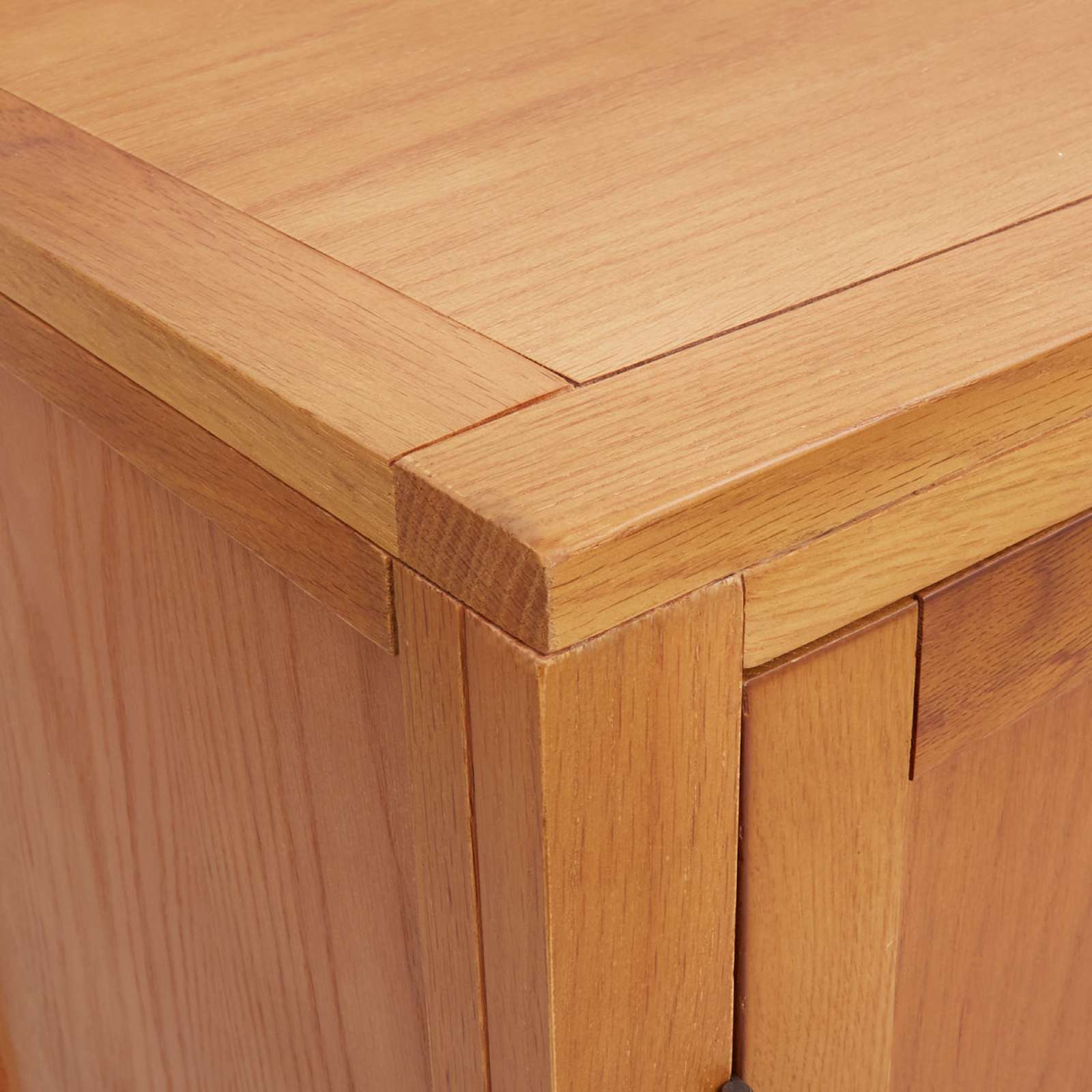 Schrank mit Speicher Braun 80 x 35 x 95 cm Massives Eichenholz