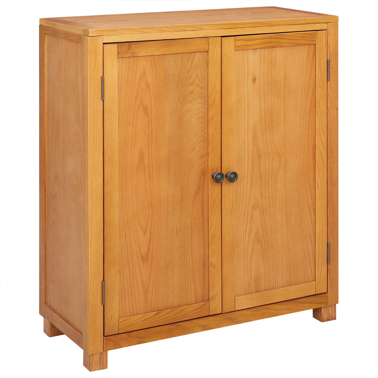 Schrank mit Speicher Braun 80 x 35 x 95 cm Massives Eichenholz