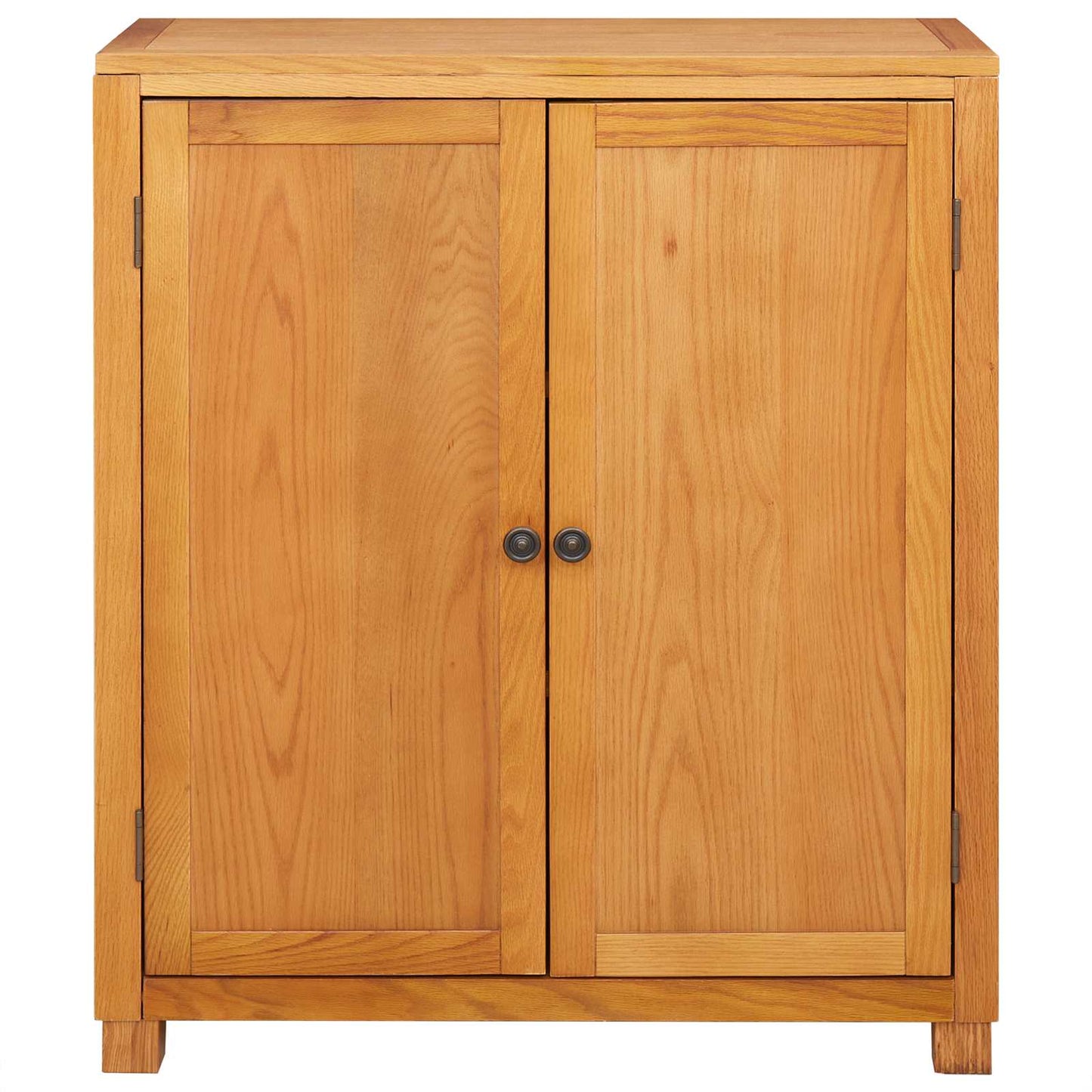 Schrank mit Speicher Braun 80 x 35 x 95 cm Massives Eichenholz