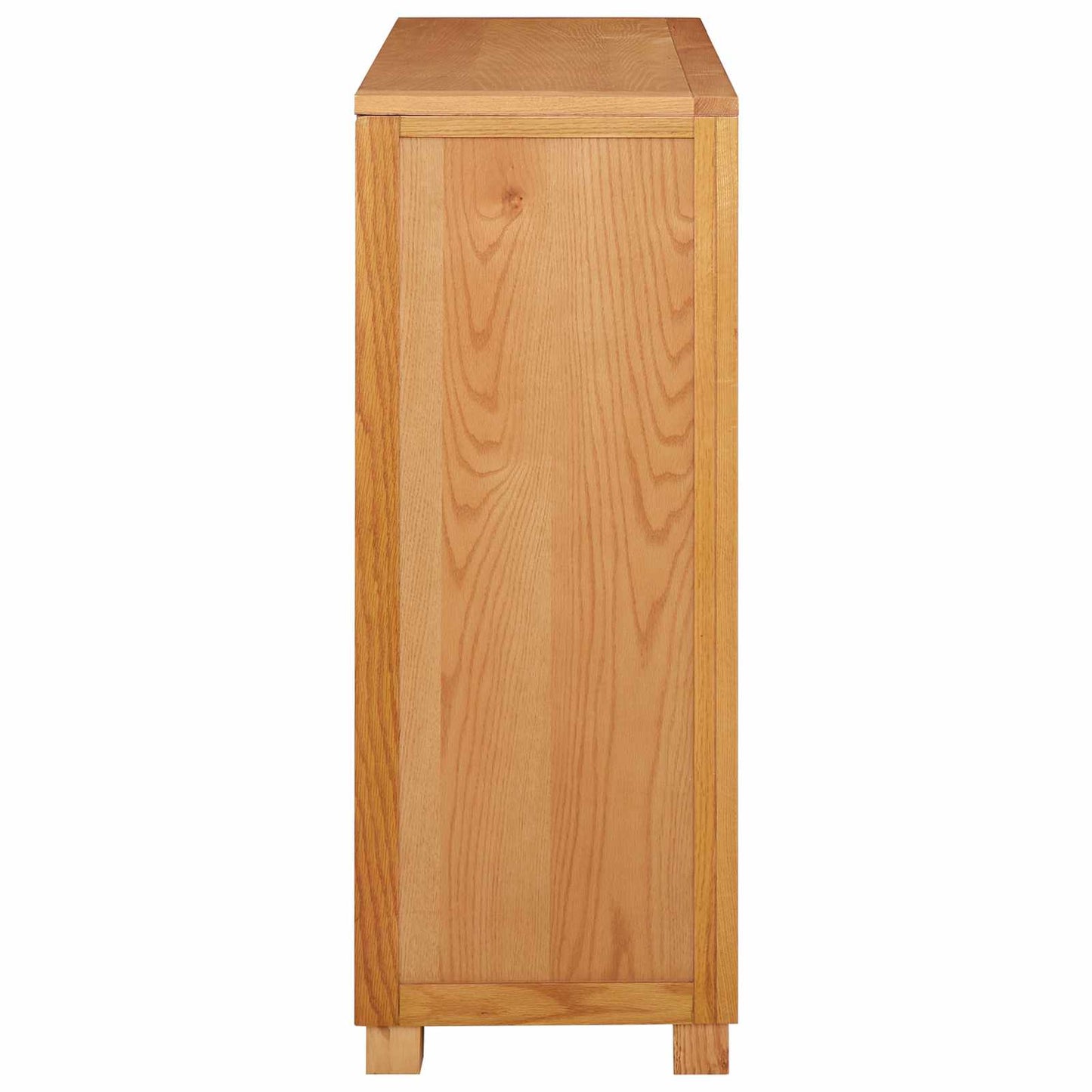 Schrank mit Speicher Braun 80 x 35 x 95 cm Massives Eichenholz