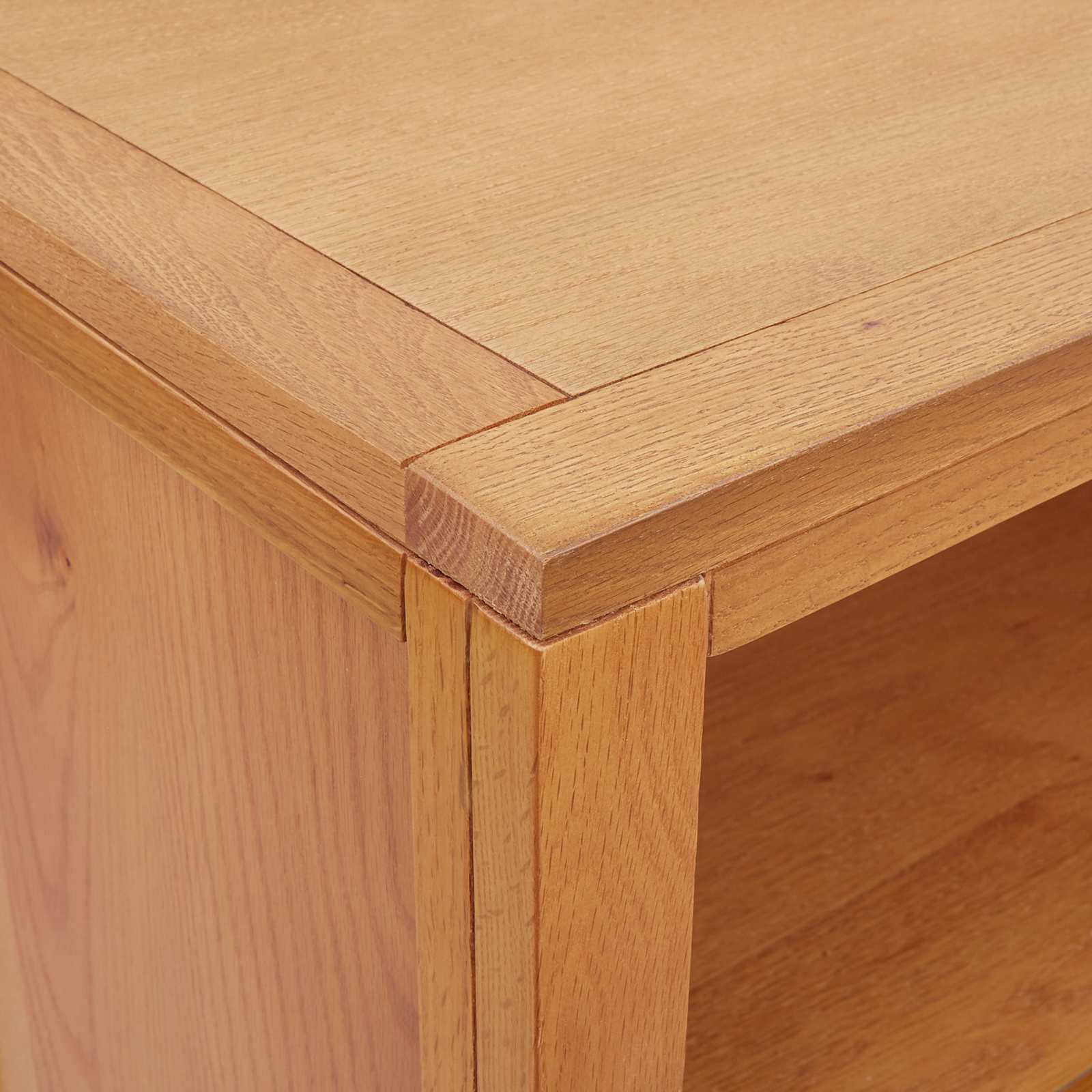 Schrank mit Speicher Braun 80 x 35 x 95 cm Massives Eichenholz