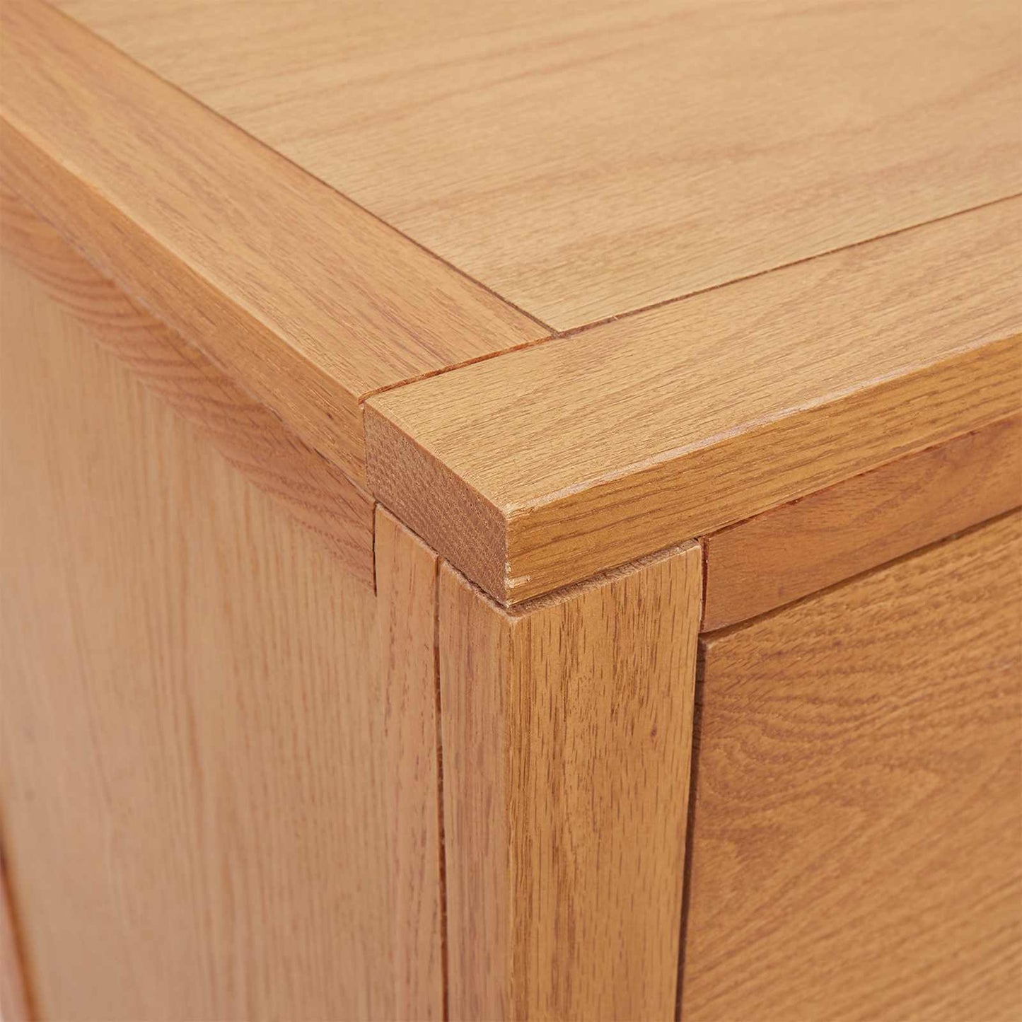 Schrank mit Speicher Braun 80 x 35 x 95 cm Massives Eichenholz