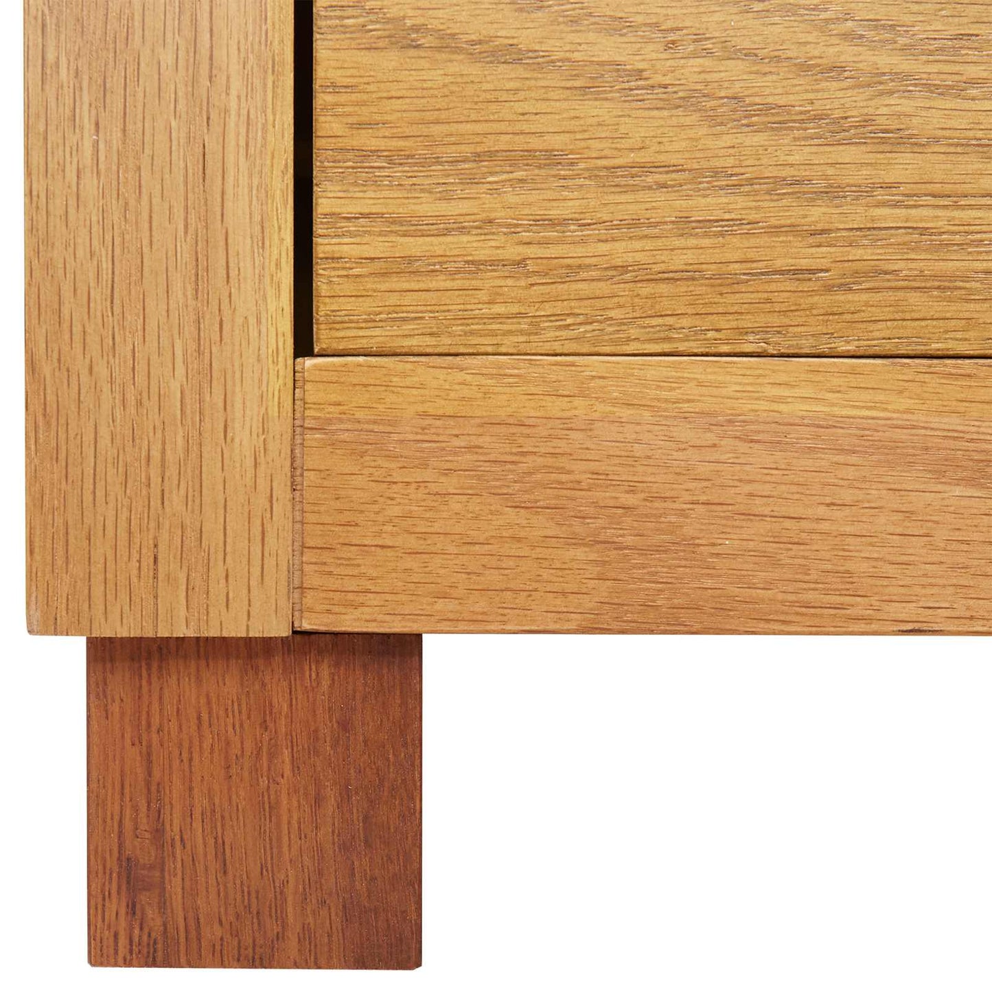 Schrank mit Speicher Braun 80 x 35 x 95 cm Massives Eichenholz