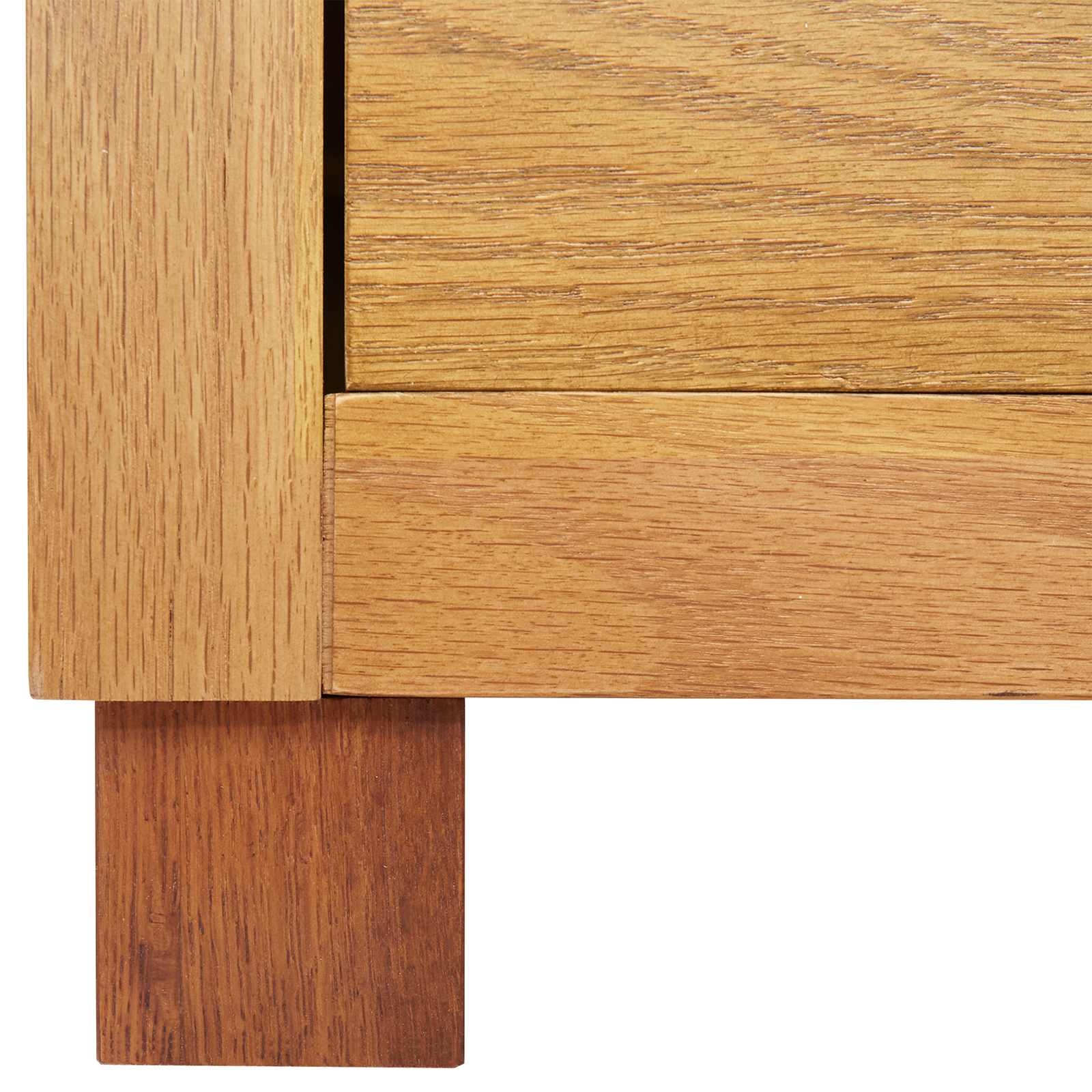 Schrank mit Speicher Braun 80 x 35 x 95 cm Massives Eichenholz