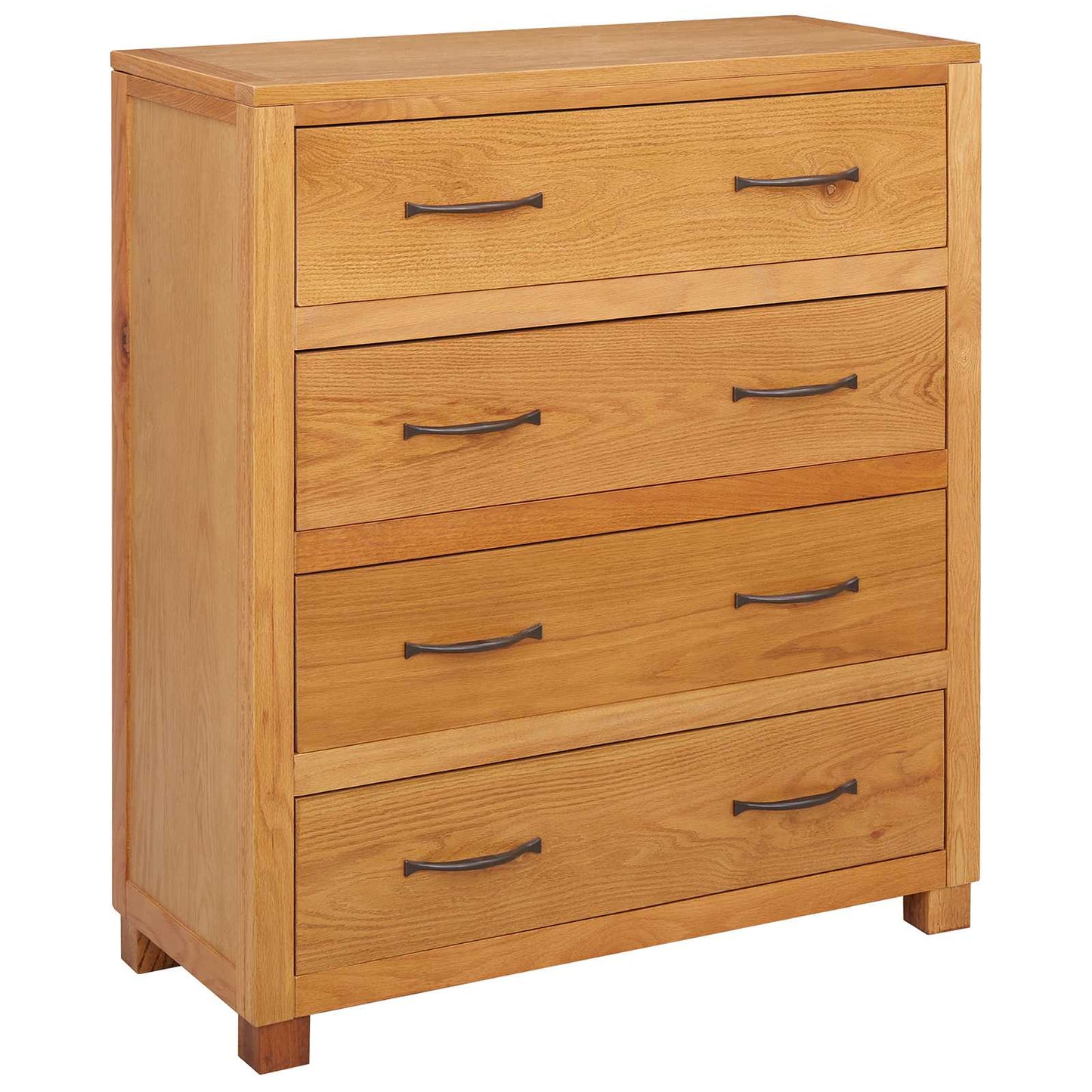 Schrank mit Speicher Braun 80 x 35 x 95 cm Massives Eichenholz