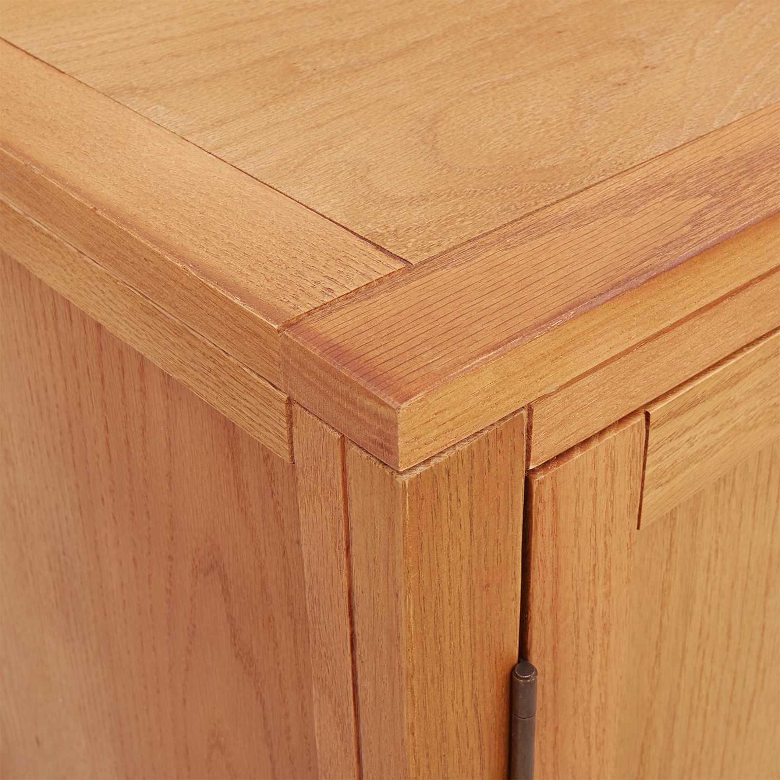Schrank mit Speicher Braun 78 x 50 x 70 cm Massives Eichenholz