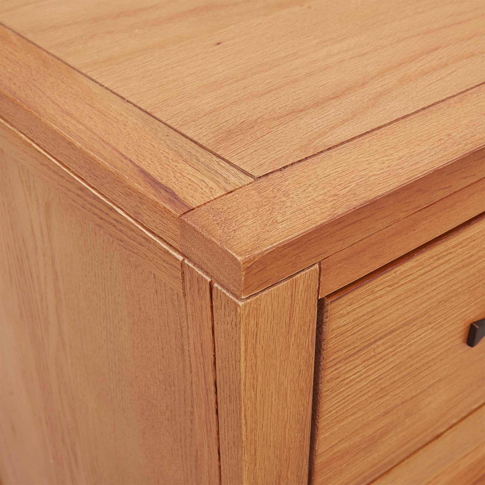 Schrank mit Speicher Braun 80 x 50 x 70 cm Massives Eichenholz