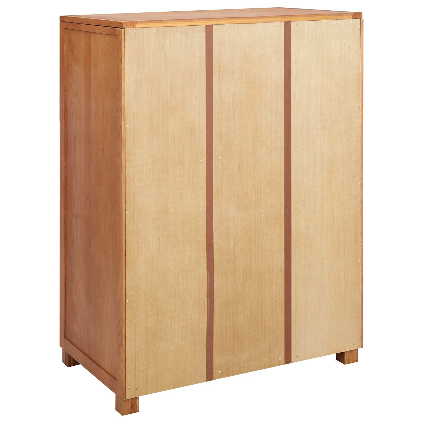 Kleiderschrank Braun 80 x 50 x 115 cm Massives Eichenholz