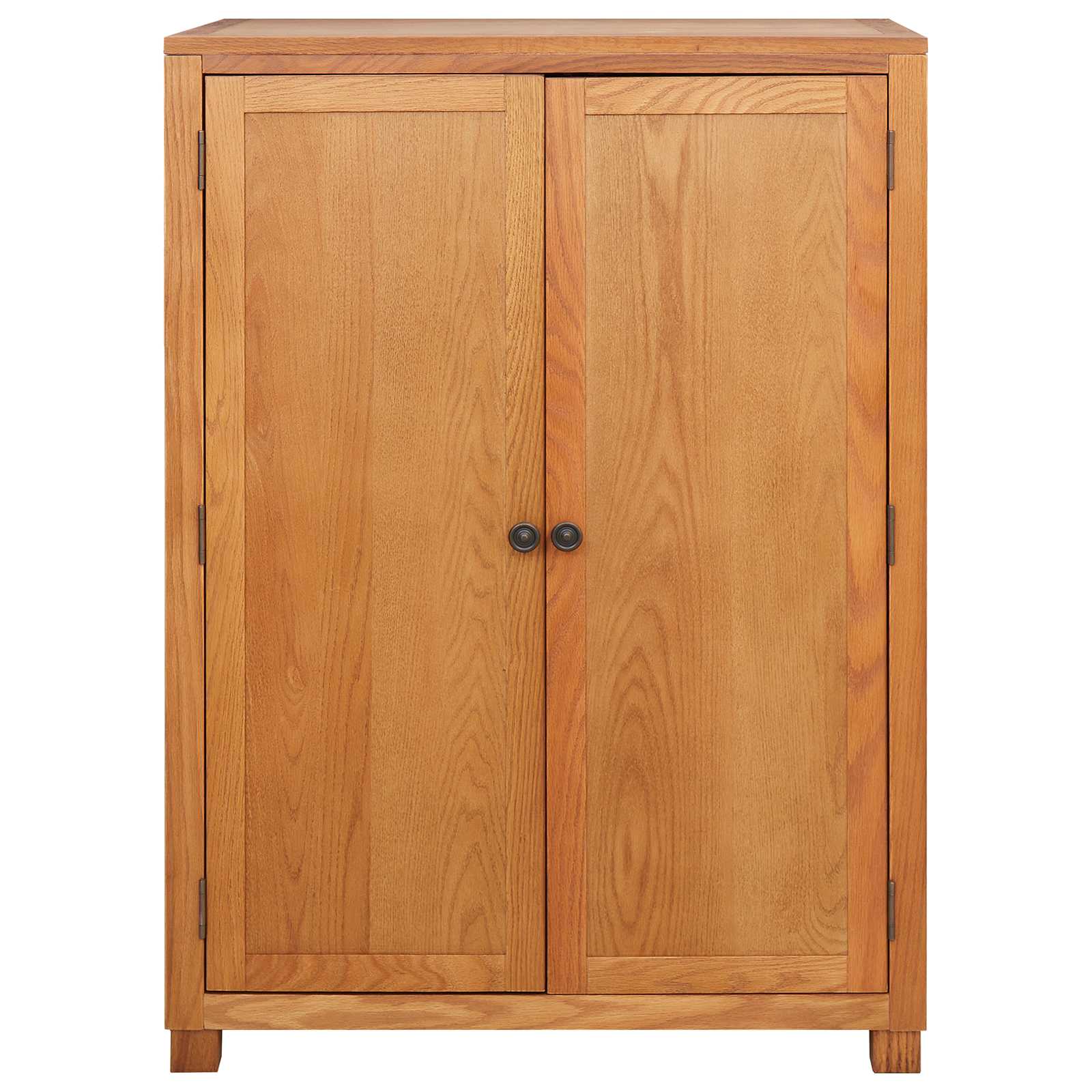 Kleiderschrank Braun 80 x 50 x 115 cm Massives Eichenholz